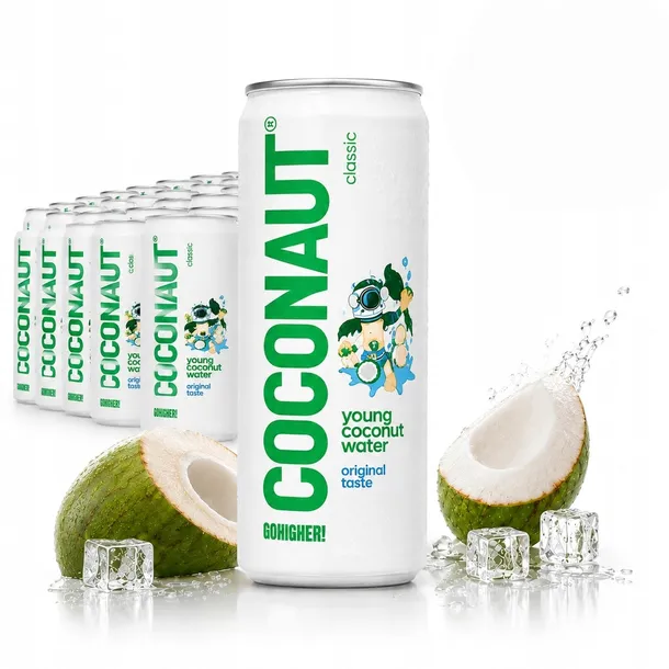 Coconaut Woda Kokosowa Niegazowana Puszka 320ml Naturalny Izotonik