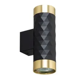 kinkiet-led-glamour-duo-czarny-zloty-gu10-35w-aluminium-stal