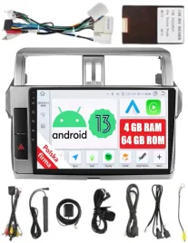 radio-2din-nawigacja-android-toyota-land-cruiser-prado-150-dsp-4-64-gb-lte