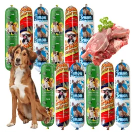 karma-dla-psa-baton-mix-mortadela-lemon-jagnie-12-szt-1kg-pelnowartosciowa