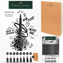 faber-castell-pisaki-cienkopisy-artist-pen-pitt-zestaw-8-sztuk-szkicownik