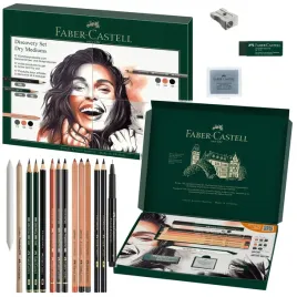 faber-castell-zestaw-do-szkicowania-olowki-kredki-polychromos-pitt-17-elem