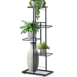 kwietnik-metalowy-czarny-5-poziomowy-96-cm
