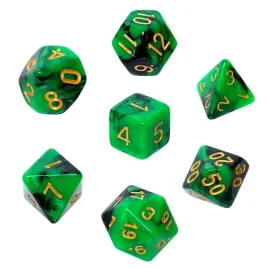 kosci-rpg-7-szt-dwukolorowe-zielono-czarne-zestaw-kostek-do-gry