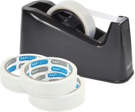 dozownik-tasmy-rapesco-500-z-4-rolkami-tasmy-25-mm-x-45-m-czarny