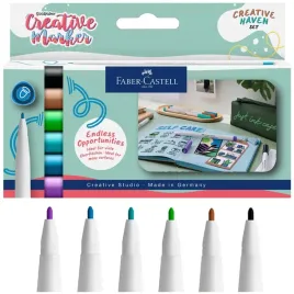 faber-castell-markery-pisaki-do-szkla-i-innych-pow-goldfaber-6-kol-haven