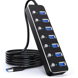 hub-usb-7-x-usb-3-1-przyciski-fizyczne-wskaznik-led-5-gb-s-czarny
