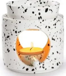 kominek-zapachowy-ceramiczny-na-olejki-wosk-tealight-czarno-bialy