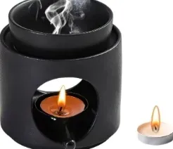 kominek-zapachowy-ceramiczny-na-olejki-wosk-tealight-czarny-125-cm
