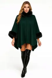 ponczo-damskie-poncho-narzutka-wiosenna-uniwersalne-zielone-one-size