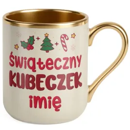 kubek-premium-zloty-ecru-personalizowany-swiateczny-boze-narodzenie-prezent