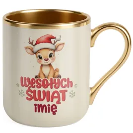 kubek-premium-zloty-ecru-personalizowany-swiateczny-boze-narodzenie-prezent