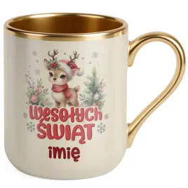 kubek-premium-zloty-ecru-personalizowany-swiateczny-boze-narodzenie-prezent