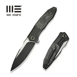noz-skladany-we-knife-archeozoic-black-titanium-shredded-carbon-fiber-blac