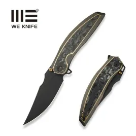 noz-skladany-we-knife-quinseris-bronze-titanium-shredded-carbon-fiber-blac