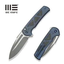 noz-skladany-we-knife-sylox-blue-titanium-shredded-carbon-fiber-gray-stone