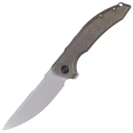 noz-skladany-we-knife-quixotic-bronze-titanium-silver-bead-blasted-cpm-20c