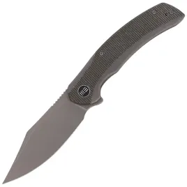 noz-skladany-we-knife-snick-gray-titanium-dark-green-micarta-gray-stonew