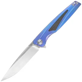 noz-skladany-rikeknife-803ch-blue-titanium-carbon-fiber-satin-m390-by-rich
