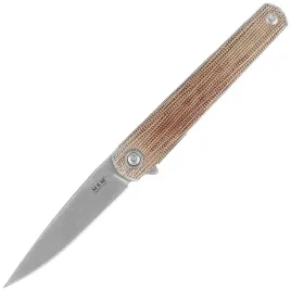 noz-skladany-mkm-flame-light-drop-point-natural-canvas-micarta-stonewashed