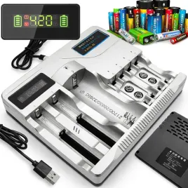 uniwersalna-szybka-ladowarka-do-akumulatorkow-baterii-7-gniazd-aaa-usb