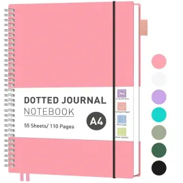 notatnik-w-kropki-a4-rettacy-bullet-journal-55-kartek-100-g-m2-rozowy