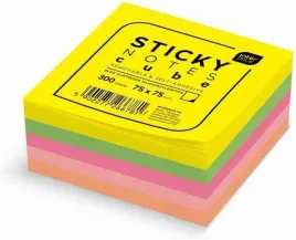 karteczki-samoprzylepne-kostka-notes-bloczek-interdruk-sticky-75x75-neon