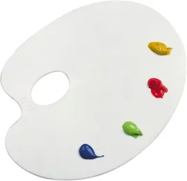 pebeo-biala-owalna-paleta-do-farb-2-szt