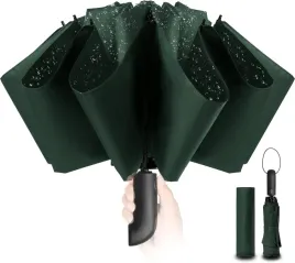 parasol-automatyczny-odwrocony-105-cm-wiatroszczelny-kompaktowy-zielony