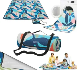 duzy-koc-piknikowy-300x200-cm-wodoodporny-mata-plazowa-piknikowa-grill