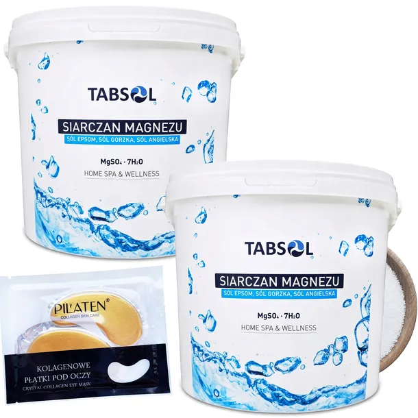SIARCZAN MAGNEZU SÓL EPSOM ANGIELSKA GORZKA NATURALNY NIEMCY 5KG + GĄBKA