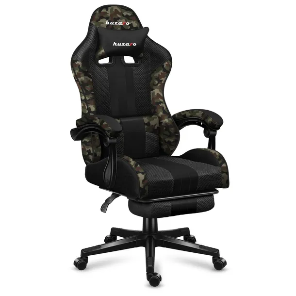 Huzaro Force 4.7 Camo Mesh Gamingowy  do 140kg Tkanina Camo