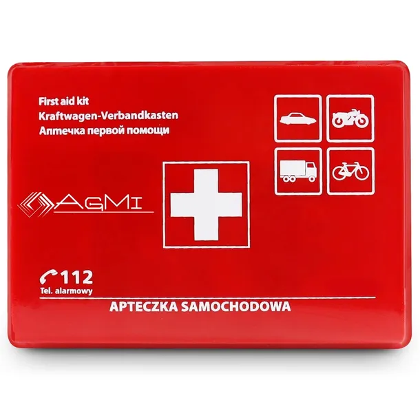 APTECZKA SAMOCHODOWA PIERWSZEJ POMOCY PLATIKOWE ETUI TURYSTYCZNA DO AUTA