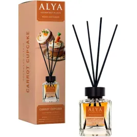 dyfuzor-zapachowy-z-patyczkami-alya-gourmand-carrot-cupcake-100-ml-s-4-szt