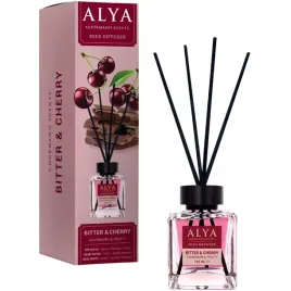 dyfuzor-zapachowy-z-patyczkami-alya-gourmand-bitter-cherry-100-ml-sl-4-szt
