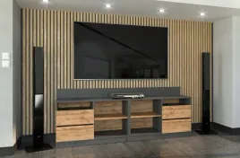 szafka-rtv-200-cm-komoda-stojaca-4-szuflady-zestaw-szafek-grafit-dab-wotan