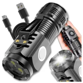 latarka-taktyczna-led-usb-akumulatorowa-4-tryby-mocna-kompaktowa-klips