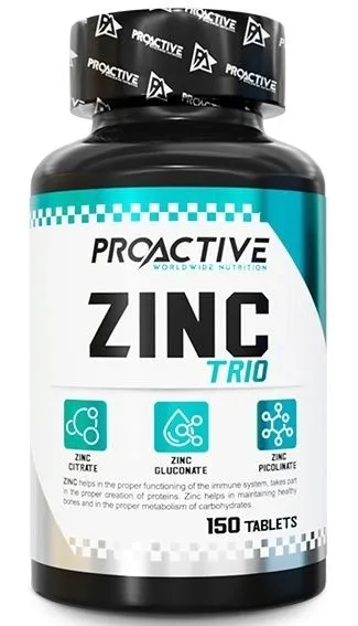 Proactiv Zinc TRIO CYNK TRIO 3 RODZAJE CYNKU 150tab.