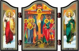 ikona-ukrzyzowania-chrystusa-tryptyk-podrozny-drewniana-3-panele
