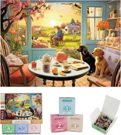 puzzle-1000-el-kalendarz-adwentowy-70x50-psy-na-6-dni-ukladania-prezent