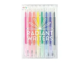 ooly-dlugopisy-zelowe-z-brokatem-radiant-writers-8szt