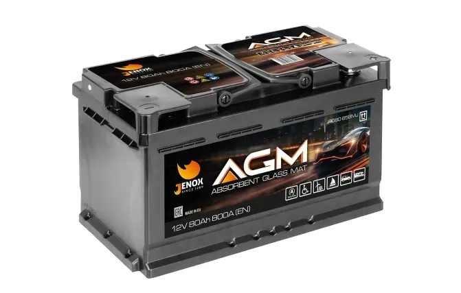 Akumulator Jenox AGM 12V 80Ah 800A P+ MOCNY ROZRUCH NEW 3 LATA GWARANCJI