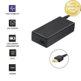 qoltec-zasilacz-do-laptopa-lenovo-65w-or-20v-or-3-25a-or-slim-tip-pinor-kabel-zasilajacy