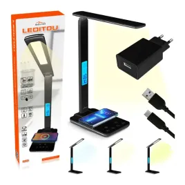 lampka-leditou-media-tech-biurkowa-z-ladowaniem-qi-15w-zegar-budzik-czarna