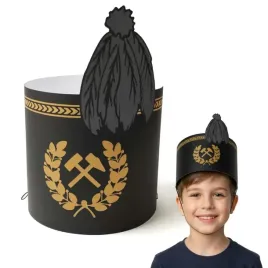 czapka-papierowa-barborka-czako-czarno-czarny-26x55-cm