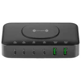 stacja-ladujaca-4smarts-gan-100w-4x-usb-c-2x-usb-ladowanie-bezprzewodowe-qi