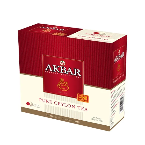 Akbar Ceylon 100 torebek herbata czarna 200g