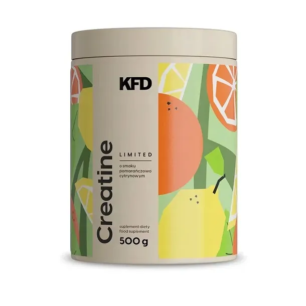 KFD Kreatyna Creatine Monohydrat smak: pomarańcza - cytryna 500g