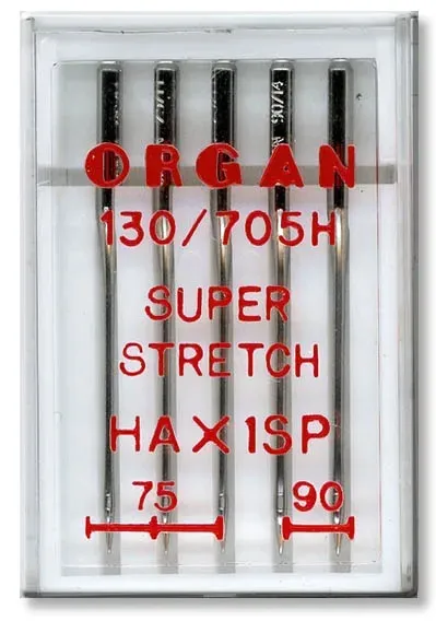 Igły do maszyn półpłaskie Organ Stretch MIX 75-90