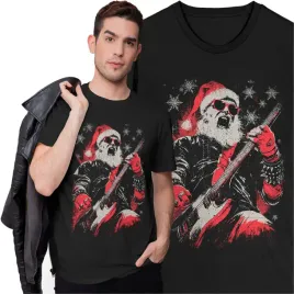koszulka-swiateczna-t-shirt-na-swieta-dla-gitarzysty-swiety-mikolaj-muzyka
